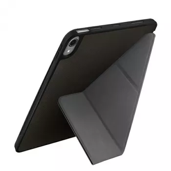 UNIQ Transforma Rigor Folio Case do iPad Air 10.9-calowy (4. / 5. generacji) - Antracytowy z powłoką antybakteryjną