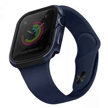 UNIQ Valencia Protective Case for Apple Watch Series 4/5/6/SE/SE3 40mm - Atlantic Blue
