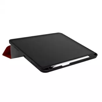 UNIQ Transforma Folio Case dla iPad Pro 11 cali (2021/2020) i iPad Air 10.9 cali (2022/2020) z ochroną antybakteryjną, koralowy czerwony