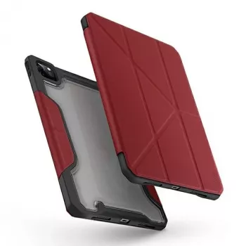 UNIQ Trexa Case dla iPad Pro 11 cal 2021/2020 i iPad Air 10.9 cal 2022/2020, Antybakteryjny, Czerwony