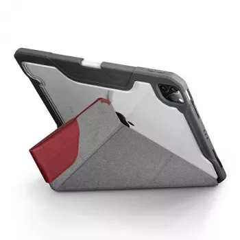 UNIQ Trexa Case dla iPad Pro 11 cal 2021/2020 i iPad Air 10.9 cal 2022/2020, Antybakteryjny, Czerwony