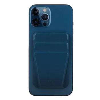 UNIQ Lyft Magnetyczny Przyssawkowy Uchwyt na Telefon i Karta - Niebieski