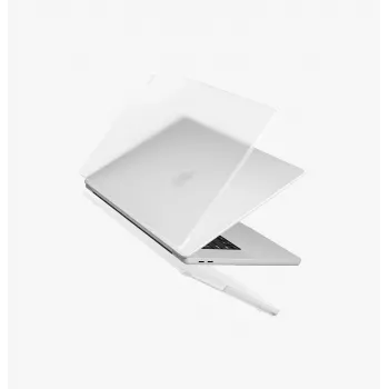 UNIQ Claro Hard Shell Case do MacBook Pro 14-calowy M1 2021 / M2 2023 / M3 2023 / M4 2024 / M5 2025 / M5 2026, Dove Matte Clear
