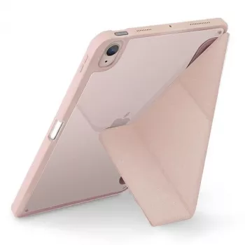 UNIQ Moven Antimicrobial Folio Case do iPad Air 10.9 cala (2020/2022) i iPad Air 11 cala (M2 2024) - Blush Pink