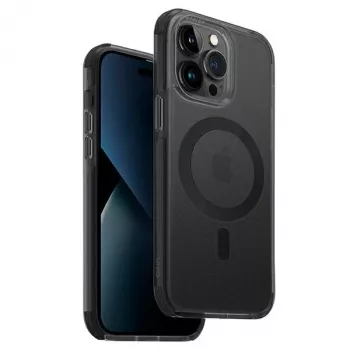 UNIQ Combat Case do iPhone 14 Pro Max 6,7 cala Magclick Ładowanie Concrete Charcoal