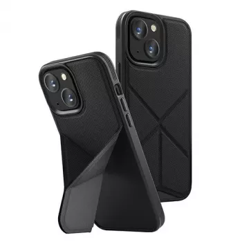 UNIQ Transforma Case do iPhone 14 Plus / 15 Plus 6.7 cala Magclick Ładowanie Ebony Black