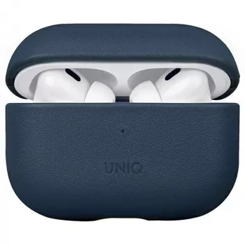 UNIQ Terra Case do AirPods Pro 2. gen (2022/2023) Skóra Naturalna - Space Blue