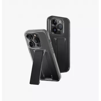 UNIQ Heldro Mount with Stand Case do iPhone 15 Pro 6.1 cala - Vapour Smoke