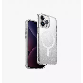UNIQ LifePro Xtreme Case do iPhone 15 Pro Max 6,7 cala MagClick Ładowanie Przezroczysty Tinsel Lucent
