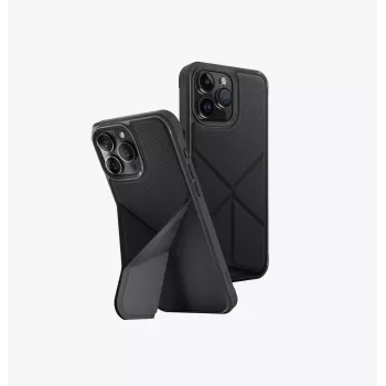UNIQ Transforma Case do iPhone 15 Pro Max 6,7 cala MagClick Ładowanie Ebony Black