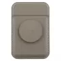 UNIQ Flixa Magnetyczny Portfel na Karty z Podpórką Flint Grey MagSafe