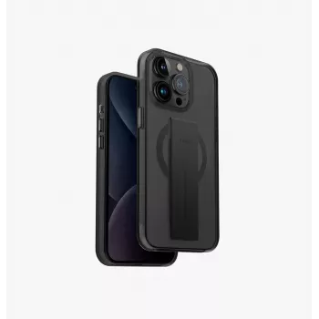UNIQ Heldro Mag Etui do iPhone 15 Pro 6,1 cala MagClick Ładowanie Przezroczysty