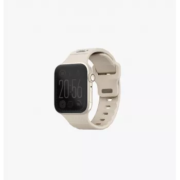UNIQ Stride Pasek do Apple Watch Series 1/2/3/4/5/6/7/8/9/SE/SE2/SE3 38/40/41mm FKM Guma Khaki/Pale Khaki