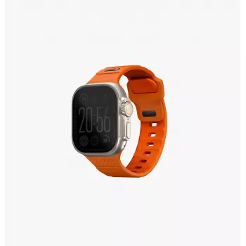 UNIQ Stride Pasek FKM Rubber do Apple Watch Series 1/2/3/4/5/6/7/8/9/SE/SE2/SE3/Ultra/Ultra 2/Ultra 3 42/44/45/49mm Volt Orange