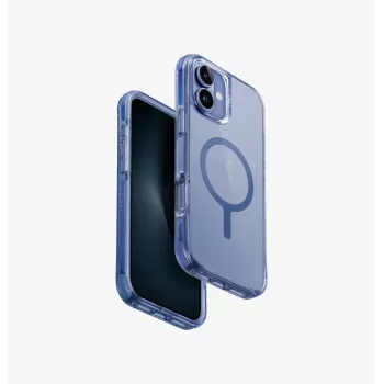UNIQ Combat Case dla iPhone 16 Plus 6.7 cala Magclick Ładowanie Carbon Black