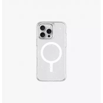 UNIQ LifePro Xtreme Magclick Charging Case do iPhone 16 Pro 6.3 cala Przezroczysty Tinsel Lucent