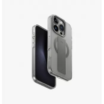 UNIQ Heldro Max iPhone 16 Pro 6.3 inch MagClick Charging Case Black/Vapour Smoke