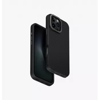 UNIQ Keva Max Magclick Charging Case do iPhone 16 Pro Max 6.9 cala Carbon Black