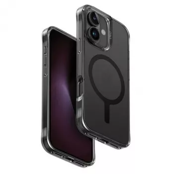 UNIQ LifePro Xtreme Case do iPhone 16 6,1 cala MagClick Ładowanie Czarny/Frost Smoke
