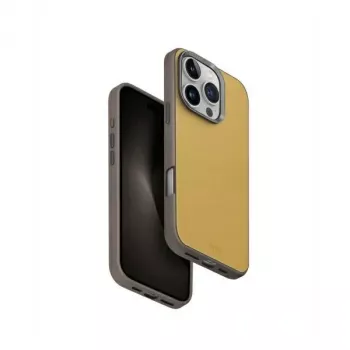 UNIQ Lyden DS MagClick Charging Case do Apple iPhone 16 Pro 6.3 cala Żółto-Szary