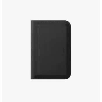 UNIQ Lyden DS MagSafe Wallet z Uchwytem na Telefon, Blokada RFID, Czarny