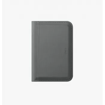 UNIQ Lyden DS Magnetic Wallet z ochroną RFID i stojakiem na telefon - Karmel