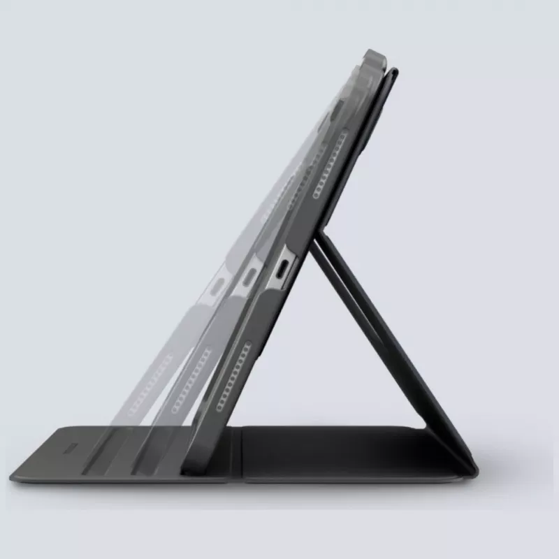 UNIQ Rovus Snapmount Magnetyczne Obrotowe 360° Odpinane Etui do iPad Air 11 M2 2024 / M3 2025 / M4 2026 / iPad Air 10.9 (2022/2020) Granatowy