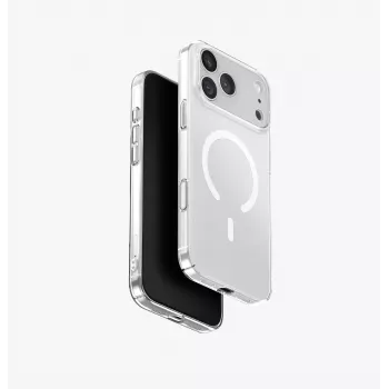 Etui UNIQ Airsuit do iPhone 17 Pro Max z ładowaniem Magclick, przezroczyste