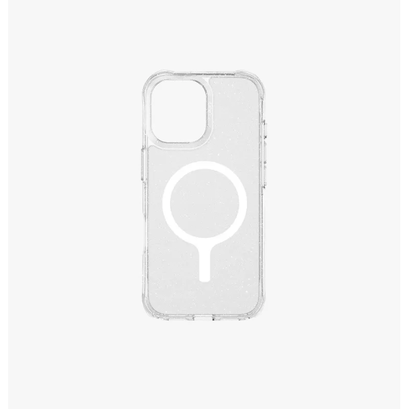 UNIQ LifePro Xtreme MagClick Charging Case do iPhone 15 Pro Max, Clear Glitter