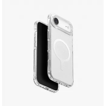 UNIQ LifePro Xtreme MagClick Charging Case for iPhone 14 Pro Max, Transparent/Glitter