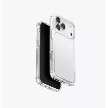 UNIQ Lifepro Xtreme Case do Apple iPhone 15 Pro Max, przezroczysty, hybrydowy (PC+TPU), ochrona przed upadkiem MIL-STD-810G, kompatybilny z MagSafe