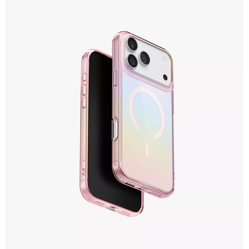 UNIQ Iridescia Case do Apple iPhone 17 Pro Max Magclick Ładowanie Midnight Quartz