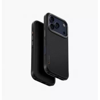 UNIQ Keva Case dla iPhone 17 Pro z MagClick Charging - Czarny