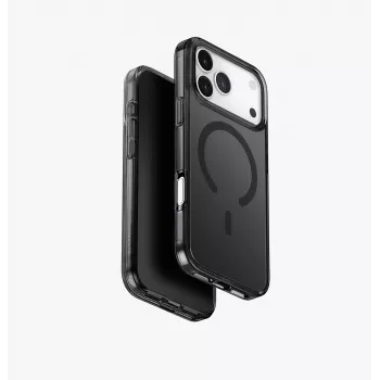 UNIQ Clario Case do iPhone 15 Pro Max Magclick Ładowanie Czarny