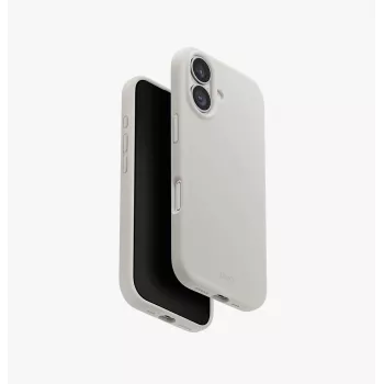 UNIQ Lino MagClick Charging Case do Apple iPhone 17, Jasnoszary, Silikon Płynny