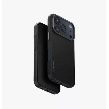 UNIQ Keva Edge Etui do iPhone 17 Pro MagClick Ładowanie Czarny