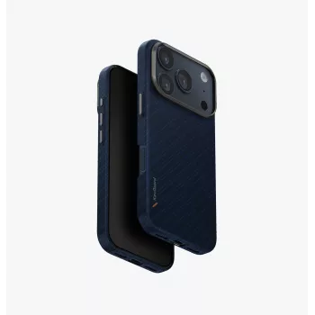 UNIQ Keva Edge MagClick Charging Case do iPhone 17 Pro, Niebieski