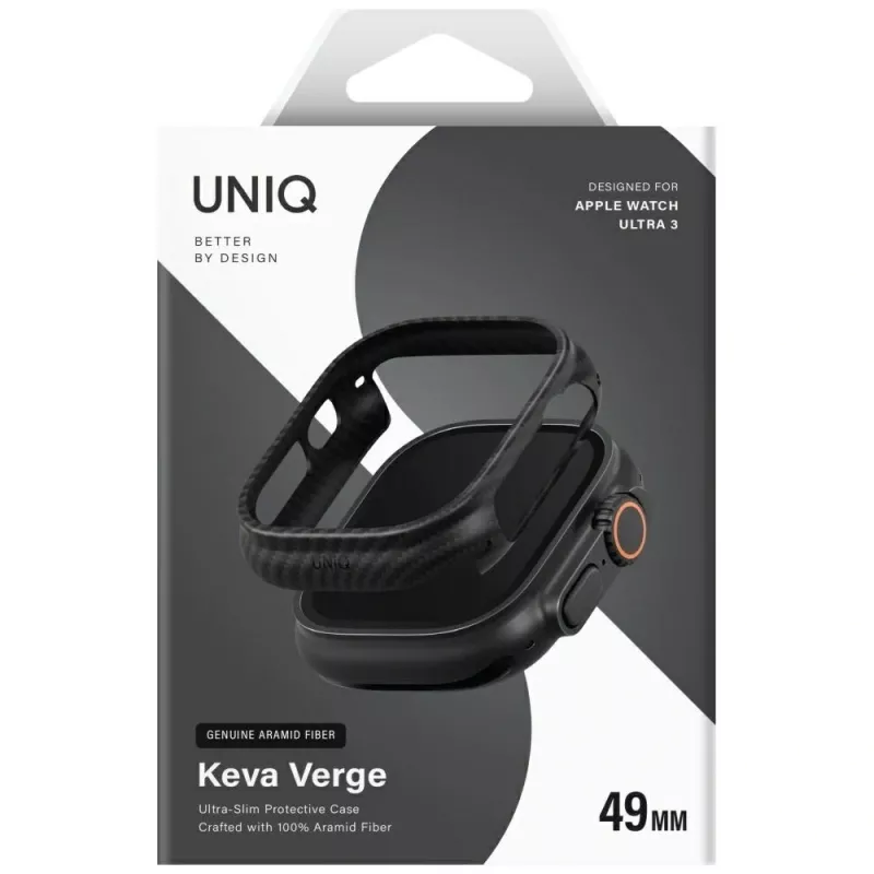UNIQ Keva Verge Case for Apple Watch Ultra / Ultra 2 / Ultra 3 49mm Black
