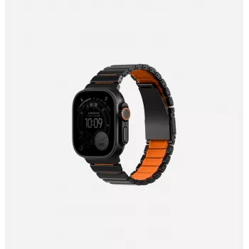 UNIQ Strova Flex Strap do Apple Watch 44/45/46/49mm Series 1/2/3/4/5/6/7/8/9/10/11/SE/SE2/SE3/Ultra/Ultra 2/Ultra 3 Silver-Lime