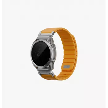 UNIQ Fluo Smart-Fit Silikonowy Pasek do Zegarka Garmin 26mm - Pomarańczowy
