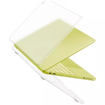 UNIQ Claro Hard Shell Case dla MacBook Air 13.6 cala (M2, 2022) - Przezroczysty