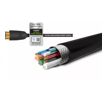 Gefen GEF-CAB-HS-HDMI-15M Kabel HDMI 2.1 15m 48Gbps 8K 4K HDR eARC Czarny