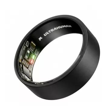 ULTRAHUMAN Ring Air - Smart Ring dla kobiet i mężczyzn - Monitorowanie snu i aktywności - Pulsometr - Smart Ring Matowy Szary Rozmiar 12