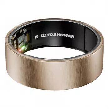ULTRAHUMAN Ring Air - Smart Ring dla kobiet i mężczyzn - Monitorowanie snu i aktywności - Pulsometr - Smart Ring Rose Gold Rozmiar 12