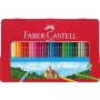 Faber-Castell Polychromos Artists' Colour Pencils - 12 Assorted Colours in Metal Tin