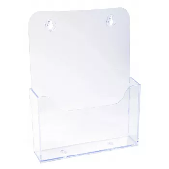Exacompta A5 stojak na ulotki, 1 przegroda, polistyren, 73 x 173 x 214 mm (75058D)