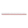 ARISTO Triangular Scale Ruler C, White (AR23705EB)
