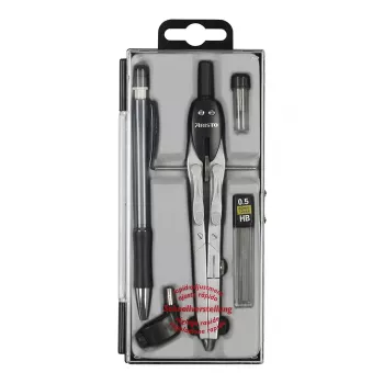 ARISTO Precision Drawing Compass Black (AR80084)