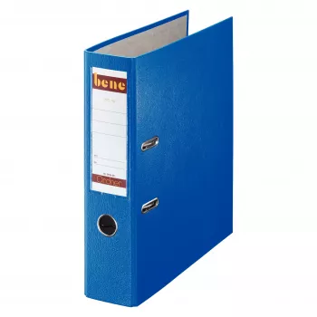 Bene 291400BL Segregator dźwigniowy A4 Niebieski 80 mm grzbiet 600 arkuszy Pionowy