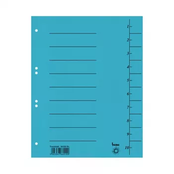 Bene 50 Dividers Blue A4